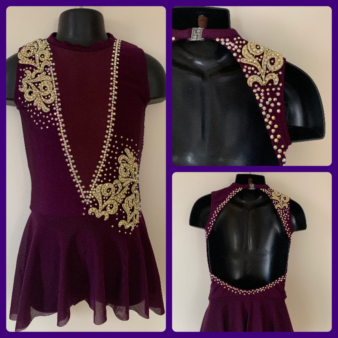 Plum Lyrical costume ready to post U10/U12